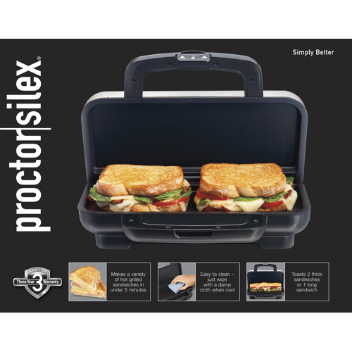 ProctorSilex Deluxe Sandwich Maker & Reviews Wayfair